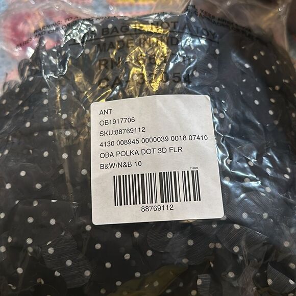 Maeve By Anthropologie 3D Polka Dot Dress Size 10 NWT - Picture 8 of 8